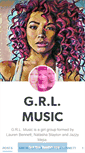 Mobile Screenshot of grlmusic.com