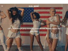 Tablet Screenshot of grlmusic.com